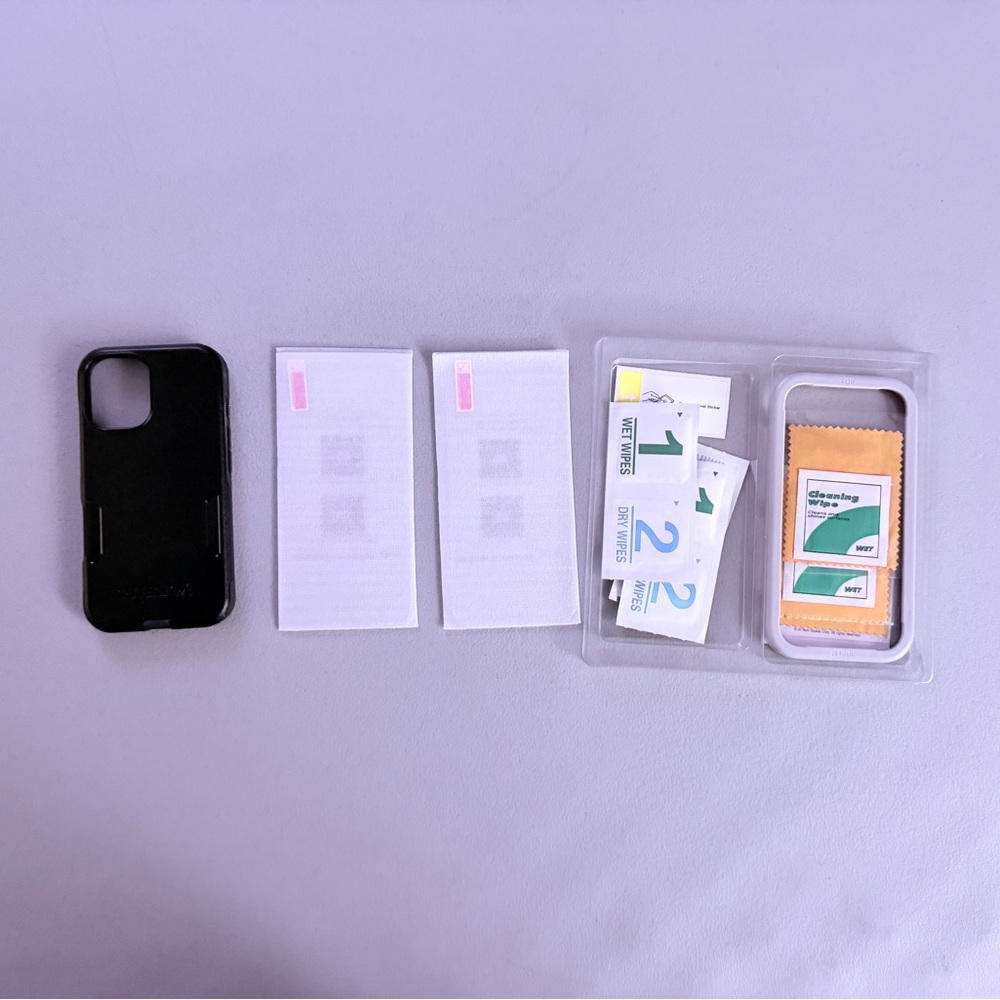 iPhone 16 Otterbox and Two Screen Protectors